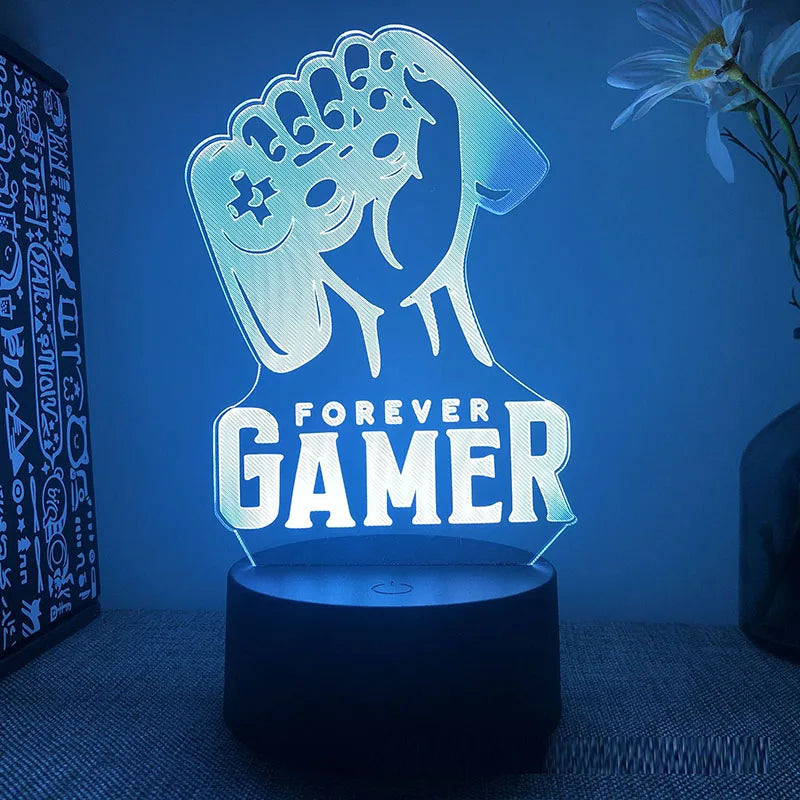 Lampe LED Gamer Game Over