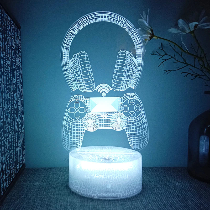 Lampe LED Gamer Game Over