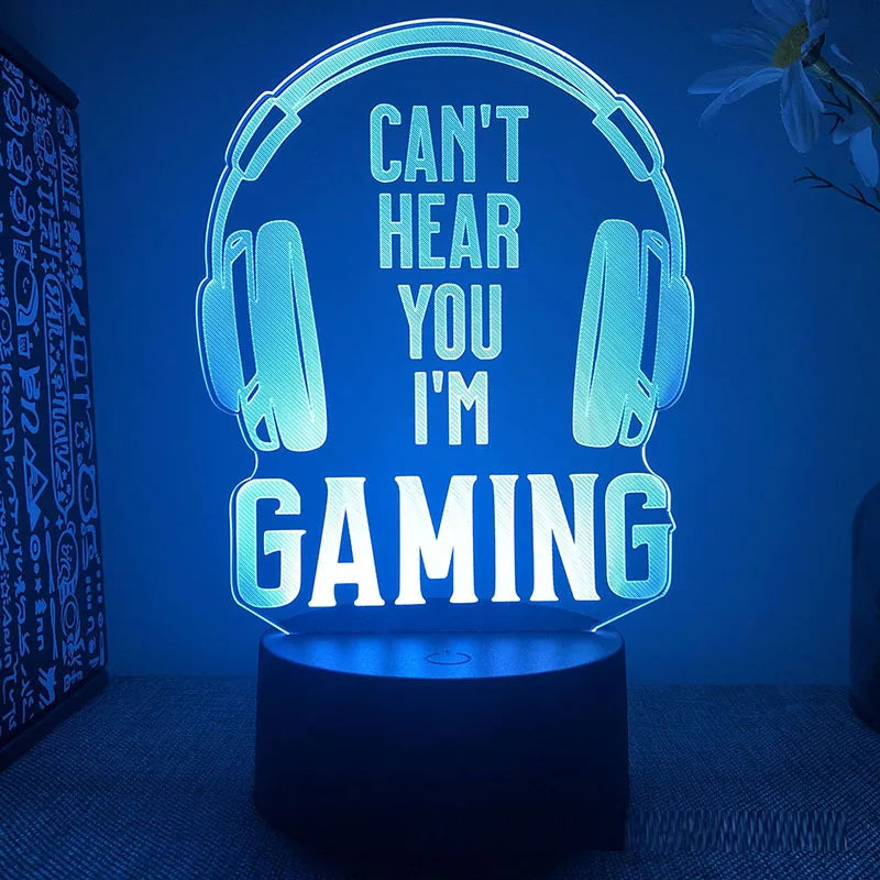 Lampe LED Gamer Game Over
