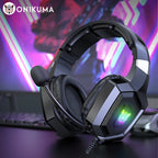 Casque Gamer ONIKUMA K8 avec Micro HD et Lumière RVB