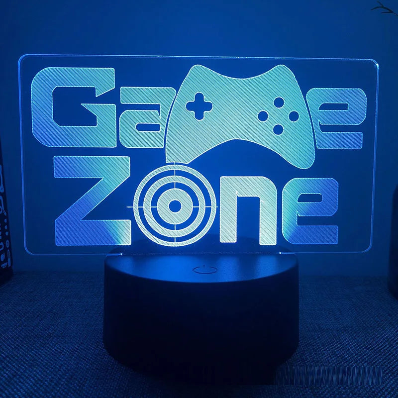 Lampe LED Gamer Game Over