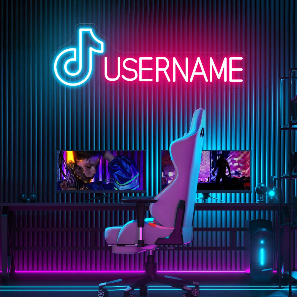 Enseigne Néon Gamer Personnalisée