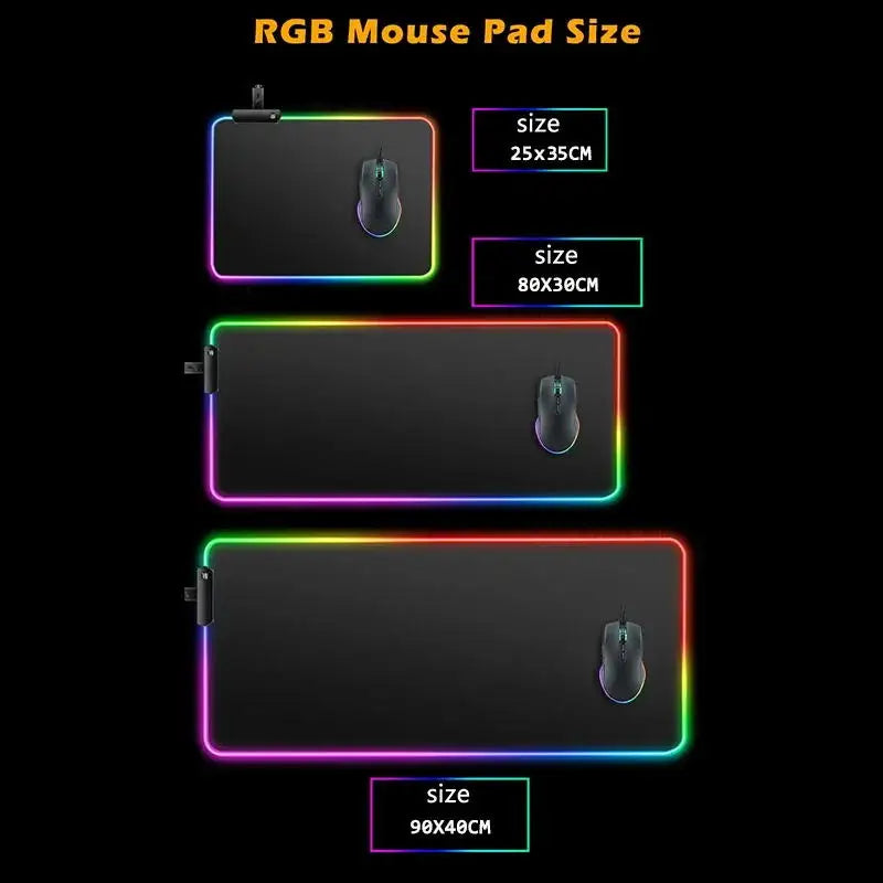 Tapis Souris Gamer RGB XXL