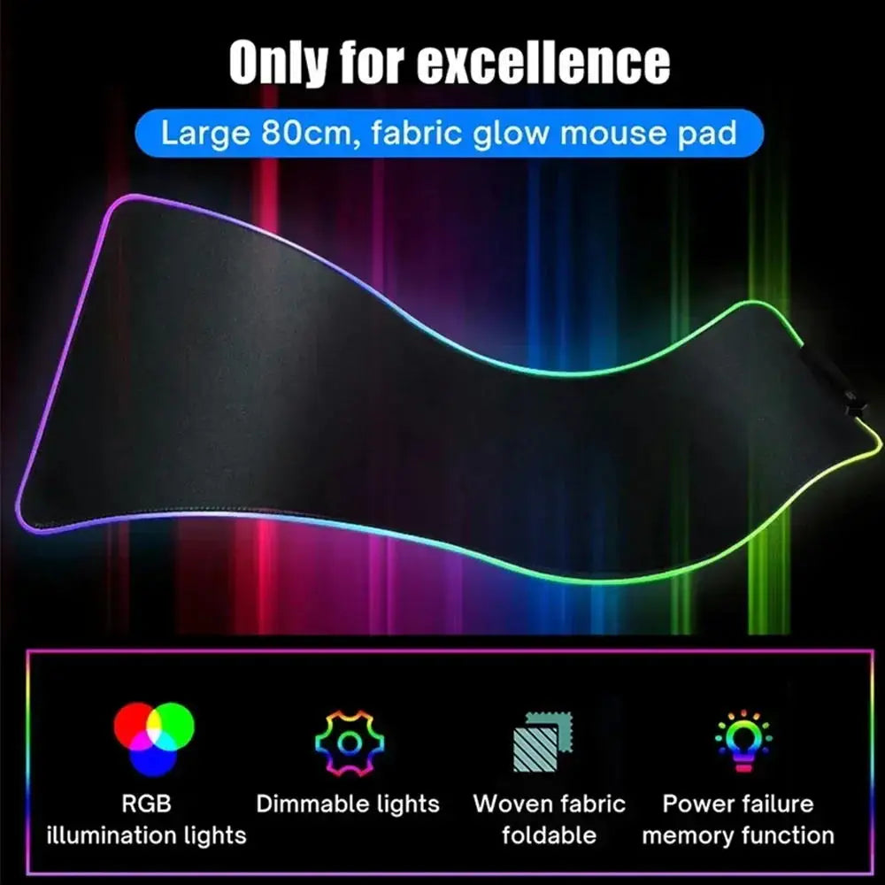 Tapis de souris gamer XXL RGB Kankeirr