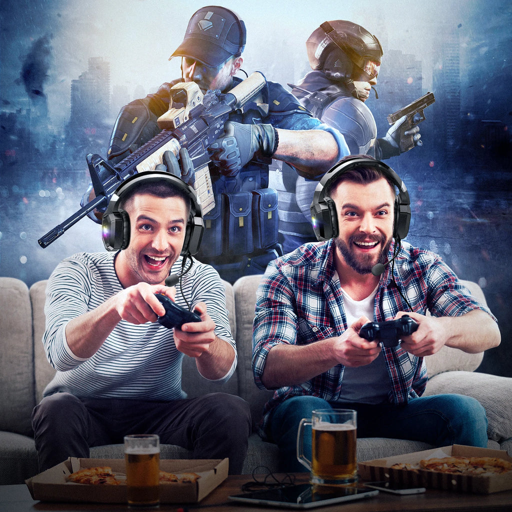 Casque Gamer ONIKUMA K8 avec Micro HD et Lumière RVB