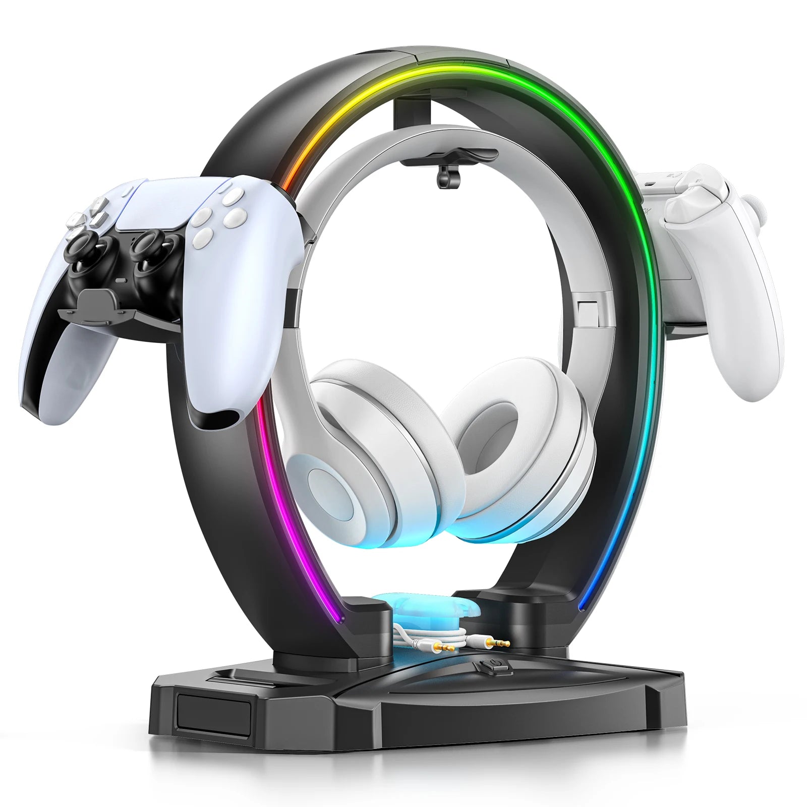 Support Casque & Contrôleur RGB
