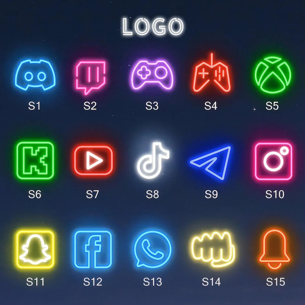 Enseigne Néon Gamer Personnalisée