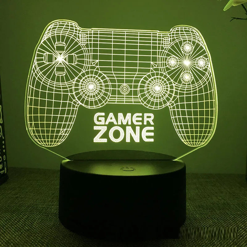 Lampe LED Gamer Game Over